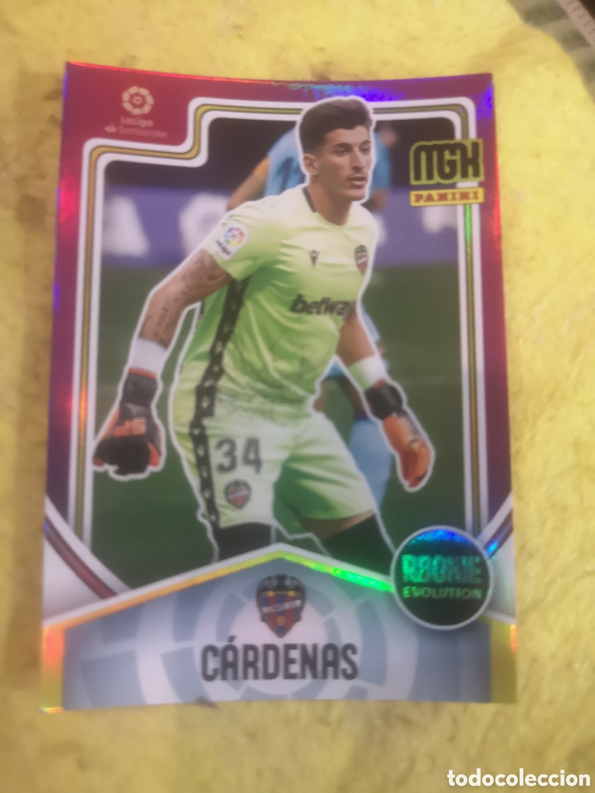 Cromos de f&uacute;tbol: MEGACRACKS 2021 2022 21 22 ROOKIE CARDENAS LEVANTE
