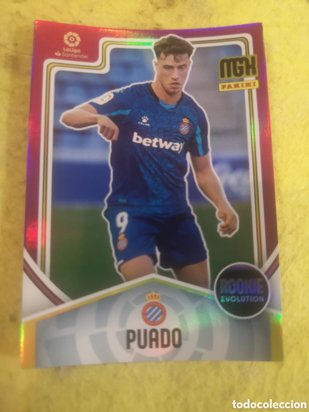 Cromos de f&uacute;tbol: MEGACRACKS 2021 2022 21 22 ROOKIE PUADO ESPA&Ntilde;OL