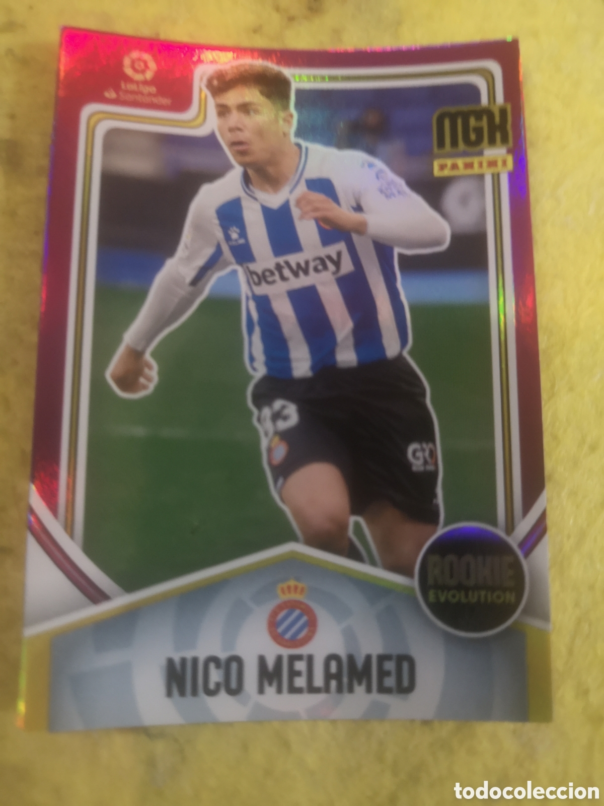 Cromos de f&uacute;tbol: MEGACRACKS 2021 2022 21 22 ROOKIE NICO MELAMED ESPA&Ntilde;OL