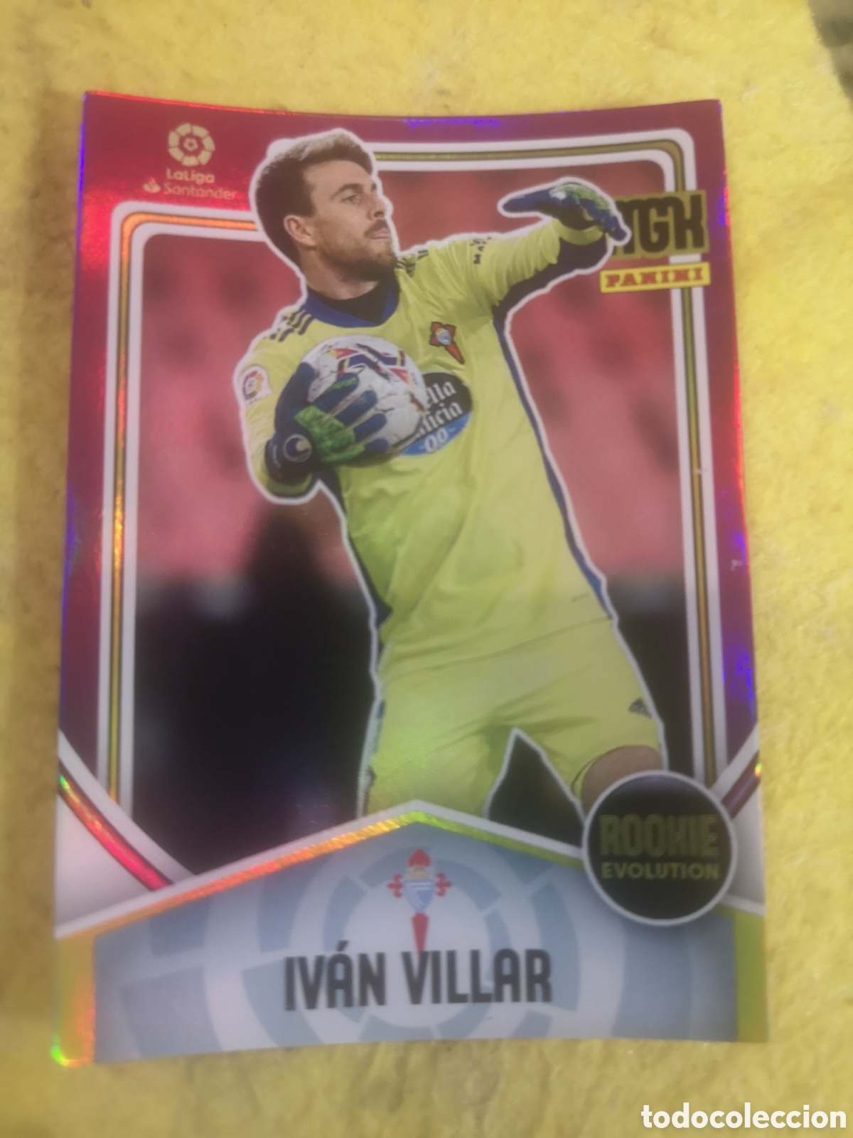 Cromos de f&uacute;tbol: MEGACRACKS 2021 2022 21 22 ROOKIE IVAN VILLAR REAL CLUB CELTA