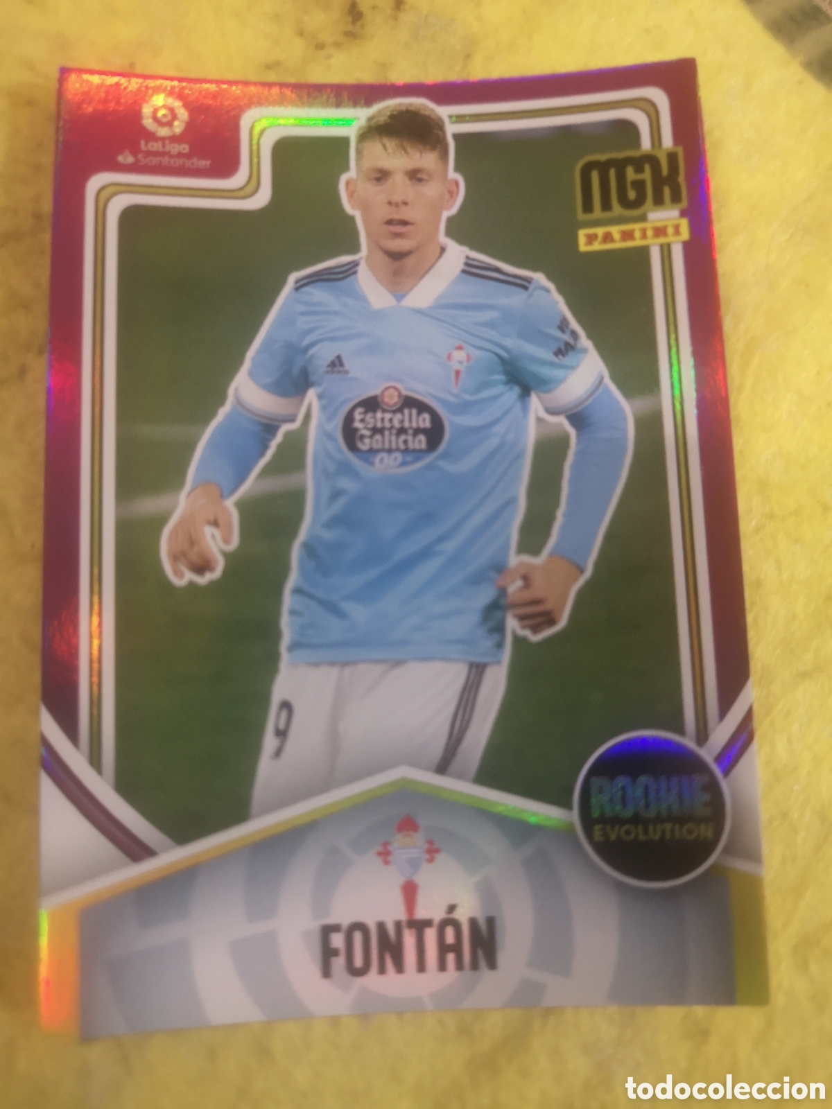 Cromos de f&uacute;tbol: MEGACRACKS 2021 2022 21 22 ROOKIE FONTAN REAL CLUB CELTA