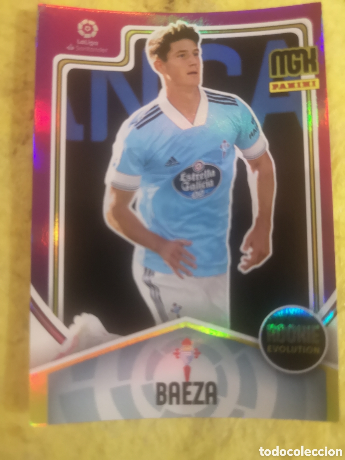 Cromos de f&uacute;tbol: MEGACRACKS 2021 2022 21 22 ROOKIE BAEZA REAL CLUB CELTA