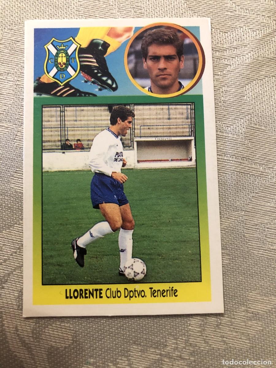 Cromos de f&uacute;tbol: LLORENTE TENERIFE EDICIONES ESTE 93-94 - Foto 1