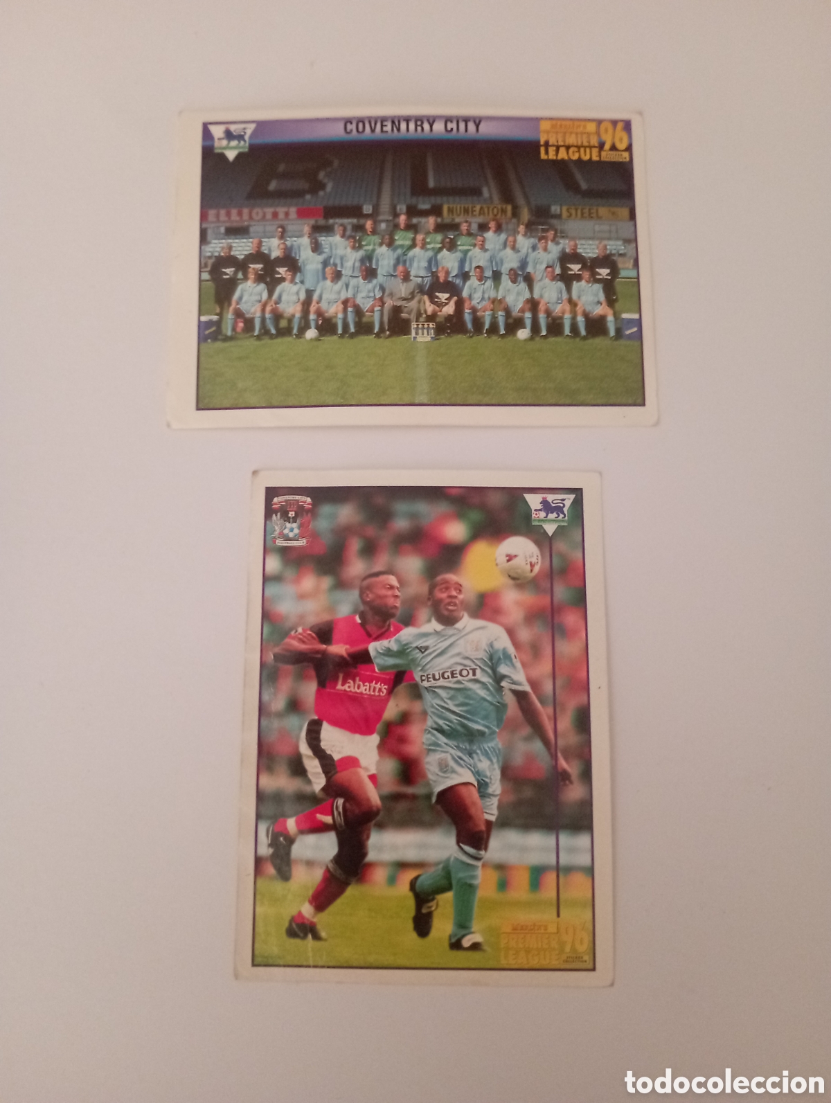 Cromos de F&uacute;tbol: CROMOS 404 Y 424 COVENTRY PREMIERE LEAGUE TEMPORADA 95 96 MERLIN COLLECTION FUTBOL LIGA INGLESA