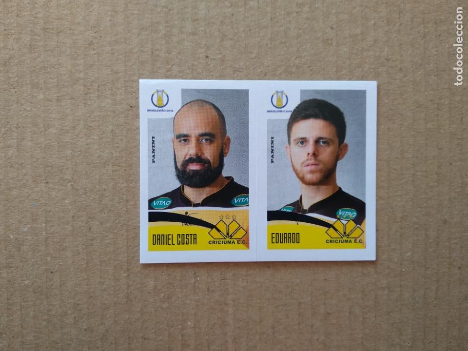 Figurine di Calcio: 402 DANIEL COSTA EDUARDO CRICIUMA CROMO PANINI LIGA BRASIL FUTBOL BRASILEIRO 2019