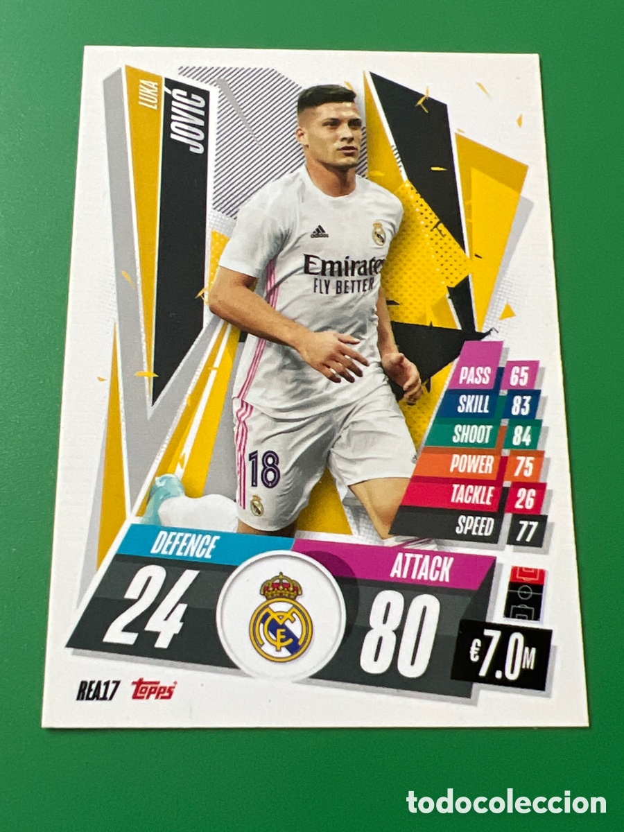 Fu&szlig;ball-Sticker: C3477. Topps match attax champions league 2020 2021 iovic rea17