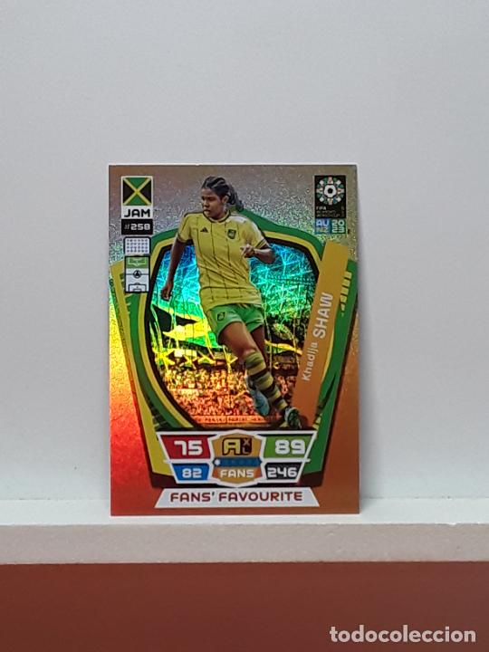Cromos de f&uacute;tbol: MUNDIAL ADRENALYN AU NZ FEMENINO 2023 WOMEN'S WORLD ALBUM PANINI LIGA N 258 JAMAICA KHADIJA SHAW