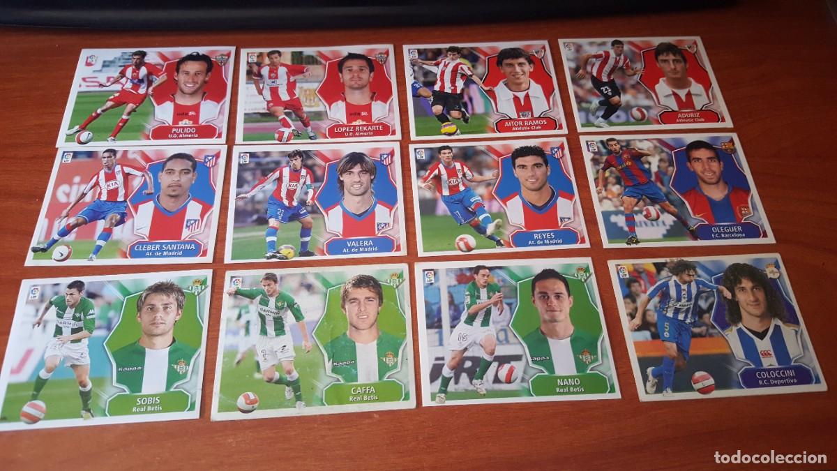 Cartes &agrave; collectionner de Football: LOTE EDICIONES ESTE 2008 2009 SON 35 CROMOS, BAJAS DE DIFERENTES EQUIPOS SIN PEGAR