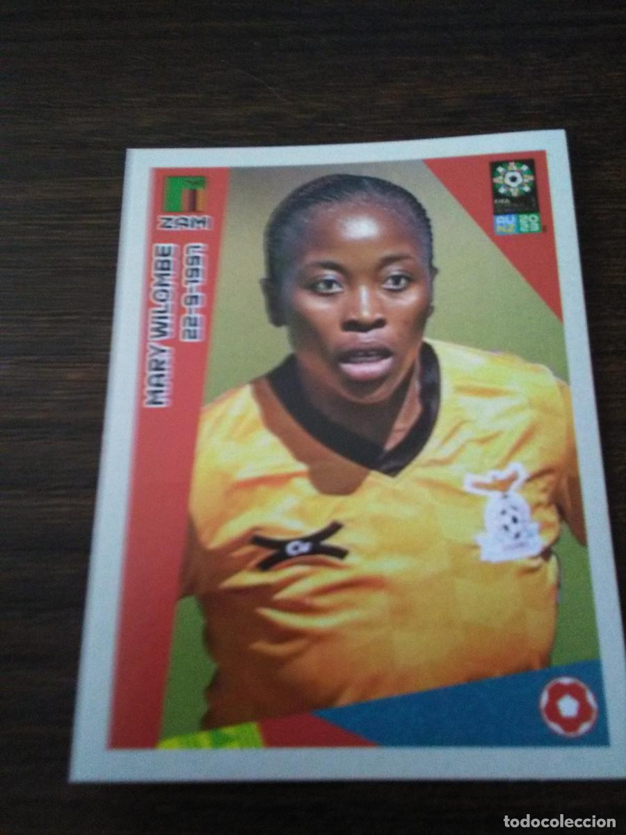 Cromos de F&uacute;tbol: Cromo Panini Mundial 2023 Femenino Australia y nueva zelanda Mary Wilombe Zambia 181