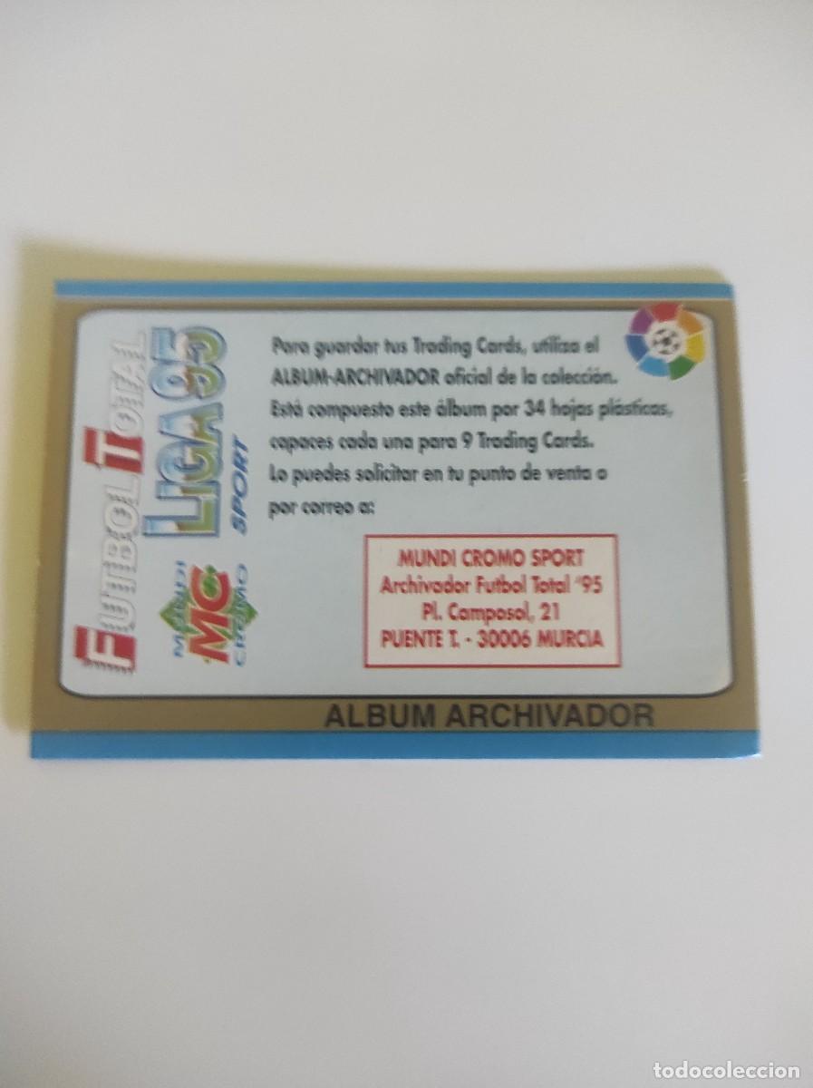 Cromos de F&uacute;tbol: ~ CROMO &Aacute;LBUM ARCHIVADOR 1994-1995 94-95 F&Uacute;TBOL TOTAL 95 MUNDICROMO ~