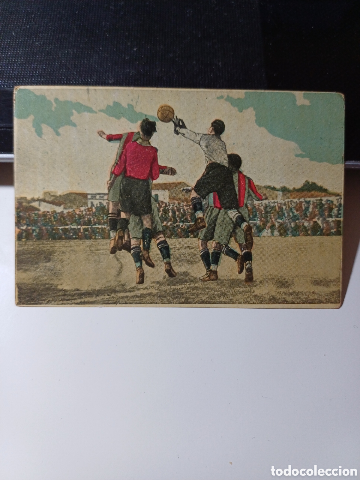 Figurine di Calcio: CROMO LOS GRANDES PARTIDOS DE F&Uacute;TBOL - FC MARTINENC - FC BARCELONA - CHOCOLATE PI, SERIE II, N&ordm; 39