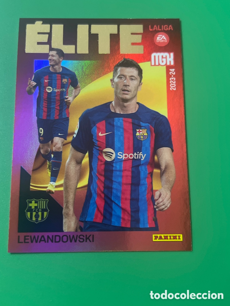 Figurine di Calcio: C3775. Cromo Lewandosky Elite 9 Megacracks 2023-24