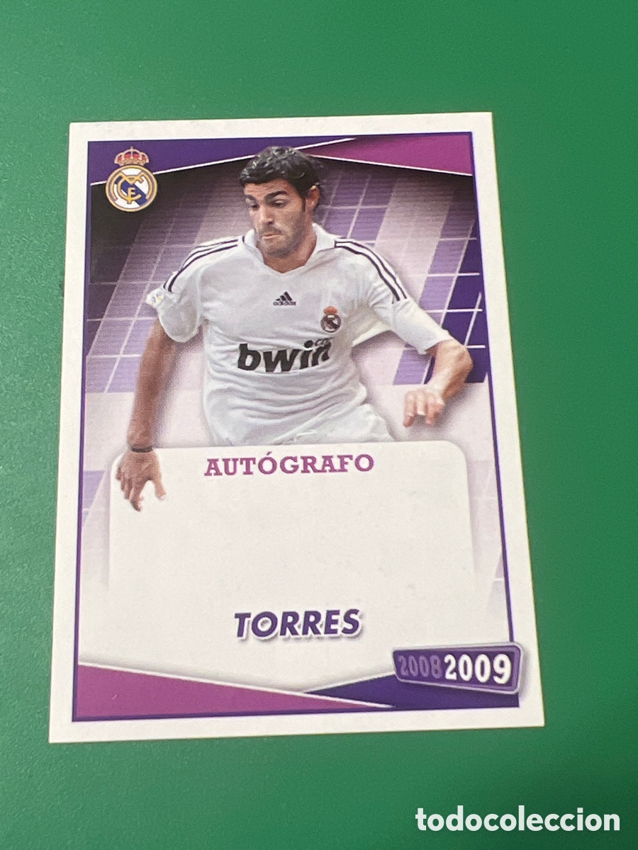 Cromos de F&uacute;tbol: C3843. 74 TORRES COLECCION OFICIAL DE CROMOS 2008 2009