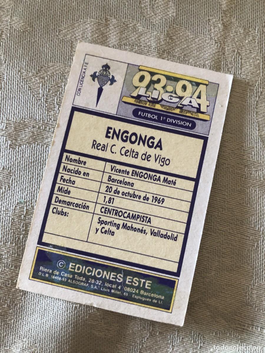Cromos de f&uacute;tbol: ENGONGA CELTA DE VIGO ESTE 93-94 - Foto 2