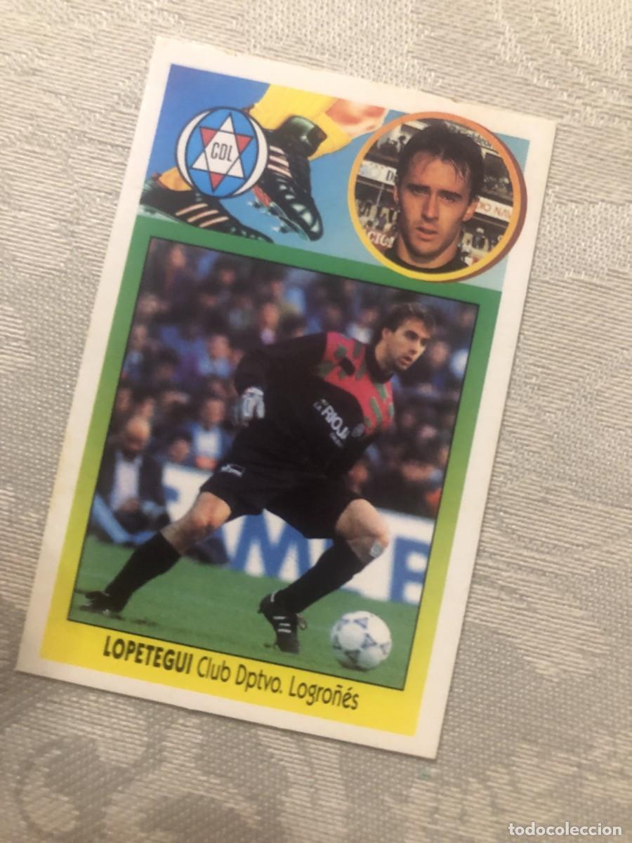 Cromos de f&uacute;tbol: LOPETEGUI LOGRO&Ntilde;&Eacute;S ESTE 93-94 - Foto 1