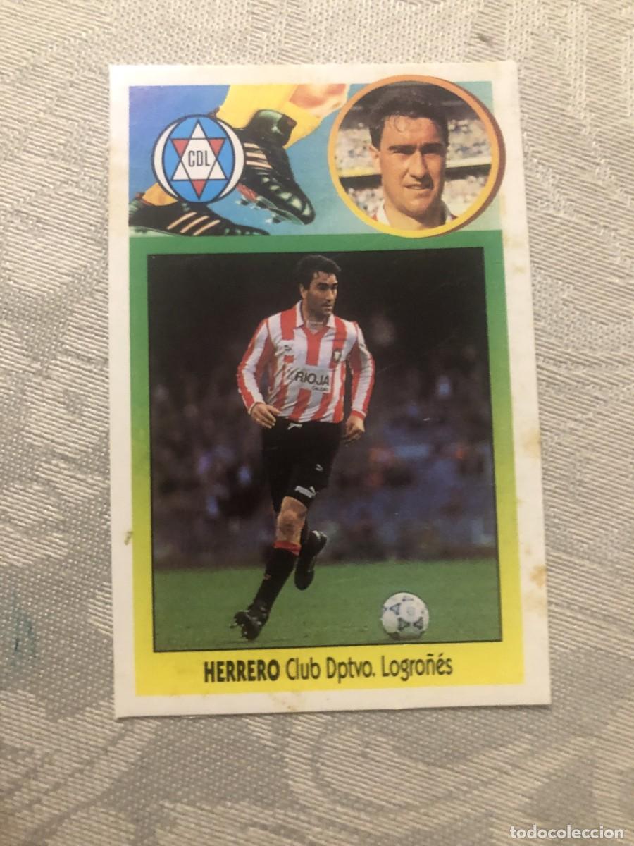 Cromos de f&uacute;tbol: HERRERO LOGRO&Ntilde;&Eacute;S ESTE 93-94 - Foto 1