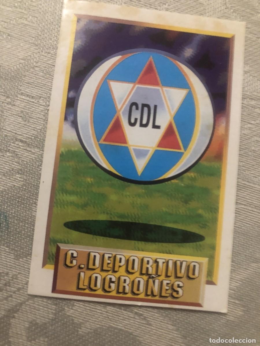 Cromos de f&uacute;tbol: ESCUDO LOGRO&Ntilde;&Eacute;S ESTE 93-94 - Foto 1