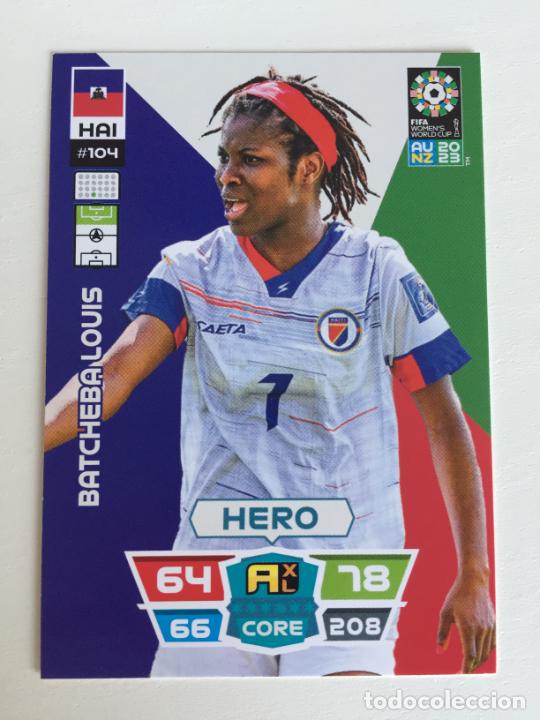 Fu&szlig;ball-Sticker: 104-. Batcheba Louis Haiti ADRENALYN FIFA WOMEN'S WORLD CUP AU NZ 2023