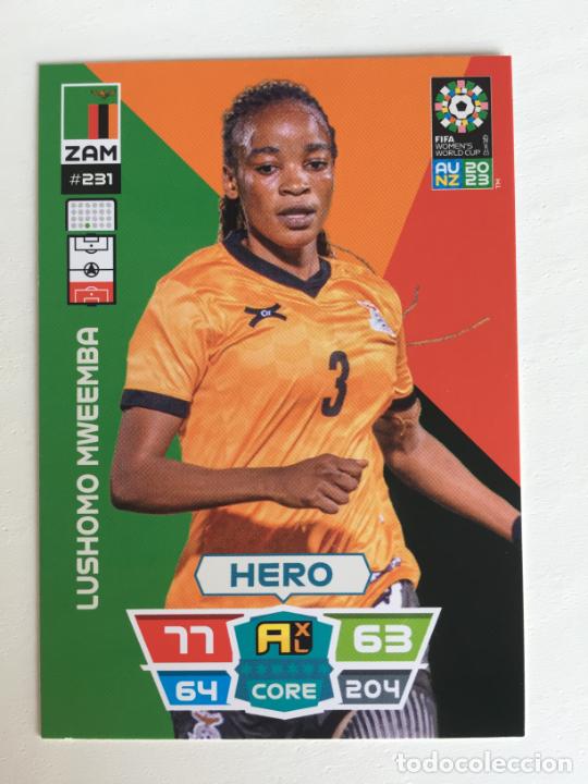 Fu&szlig;ball-Sticker: 231-. Lushomo Mweemba Zambia ADRENALYN FIFA WOMEN'S WORLD CUP AU NZ 2023