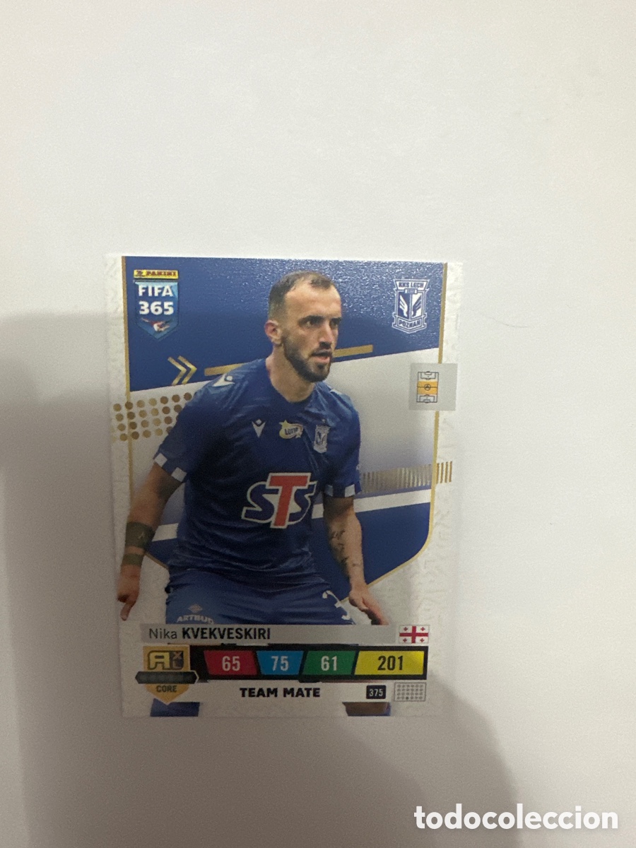 Cromos de F&uacute;tbol: KVEKVESKIRI 375 POZNAN ADRENALYN 365 2022 2023 22 23