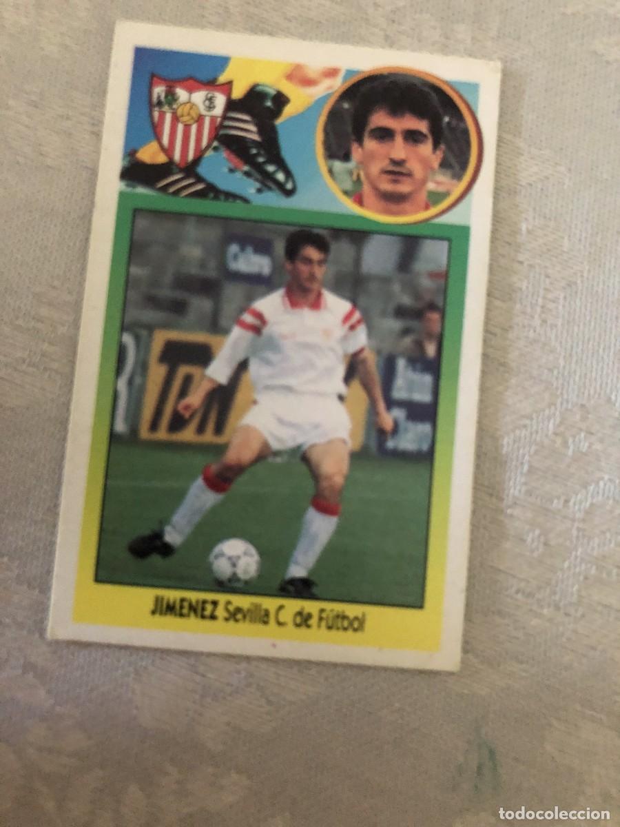 Cromos de f&uacute;tbol: JIM&Eacute;NEZ SEVILLA ESTE 93 94 1993 1994 - Foto 1
