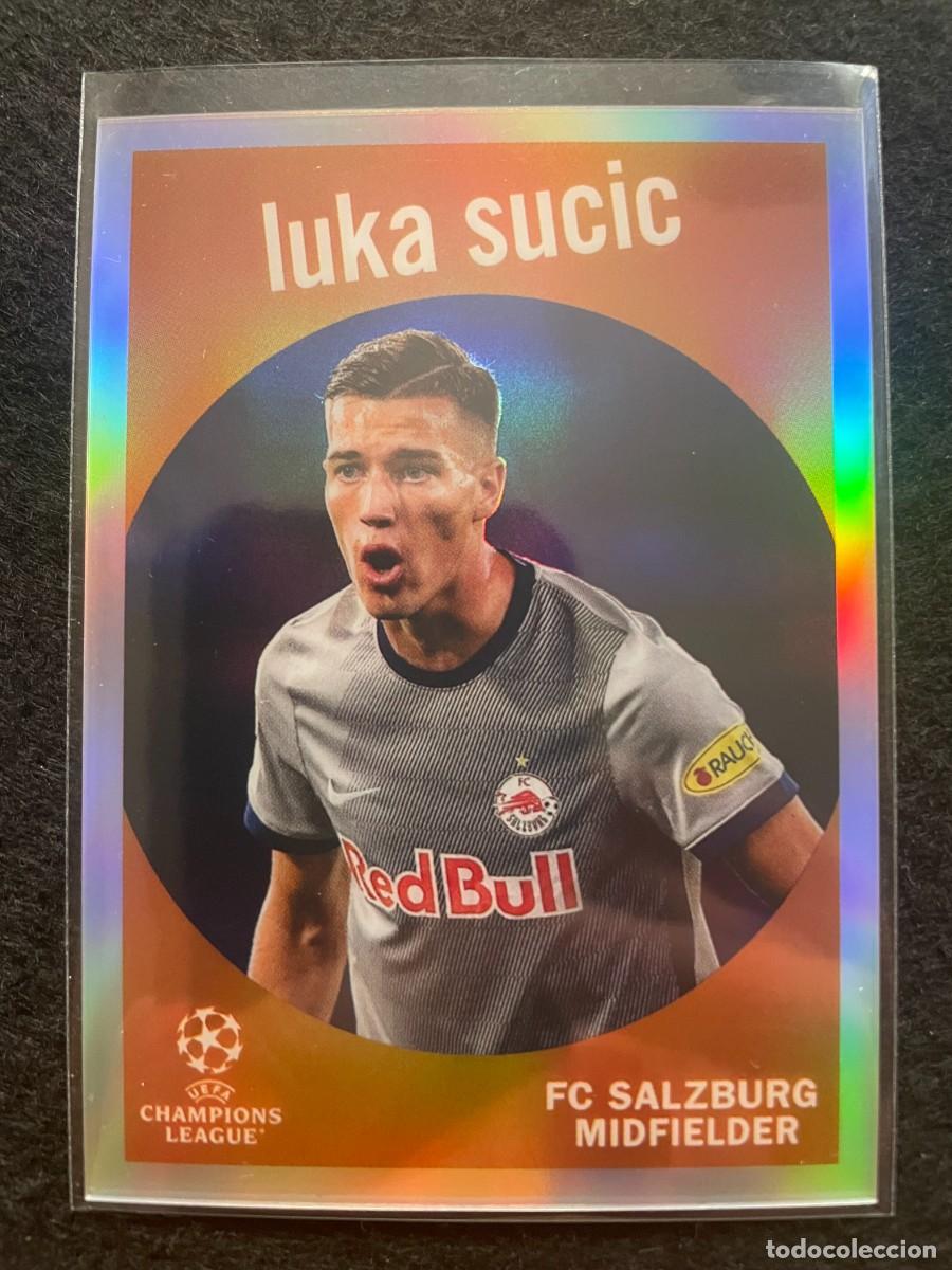 Football Stickers: Luka Sucic Topps Chrome UEFA Competition Soccer 22-23
