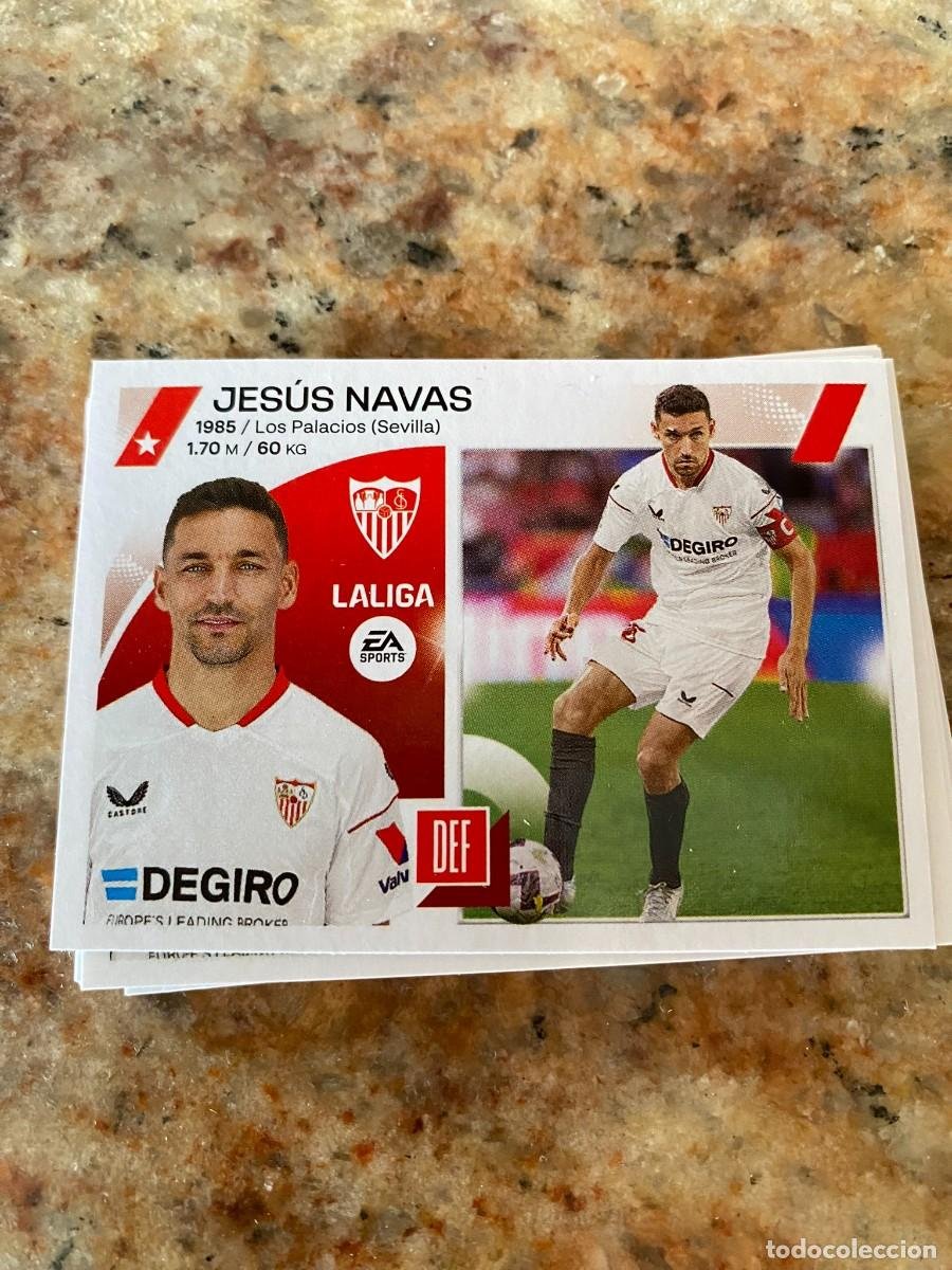 Sale Sticker Jesús Navas Sevilla Liga Este 2023 2024