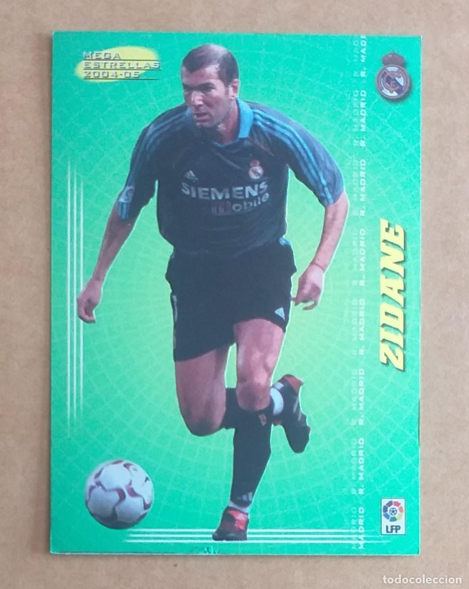 Cromos de F&uacute;tbol: CROMO n&ordm; 384 ZIDANE MEGAESTRELLAS MEGACRACKS 2004-2005 DE PANINI.