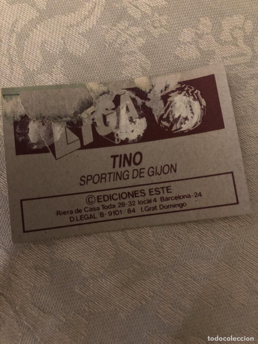Cromos de f&uacute;tbol: TINO SPORTING DE GIJ&Oacute;N ESTE 1984-85 - Foto 2