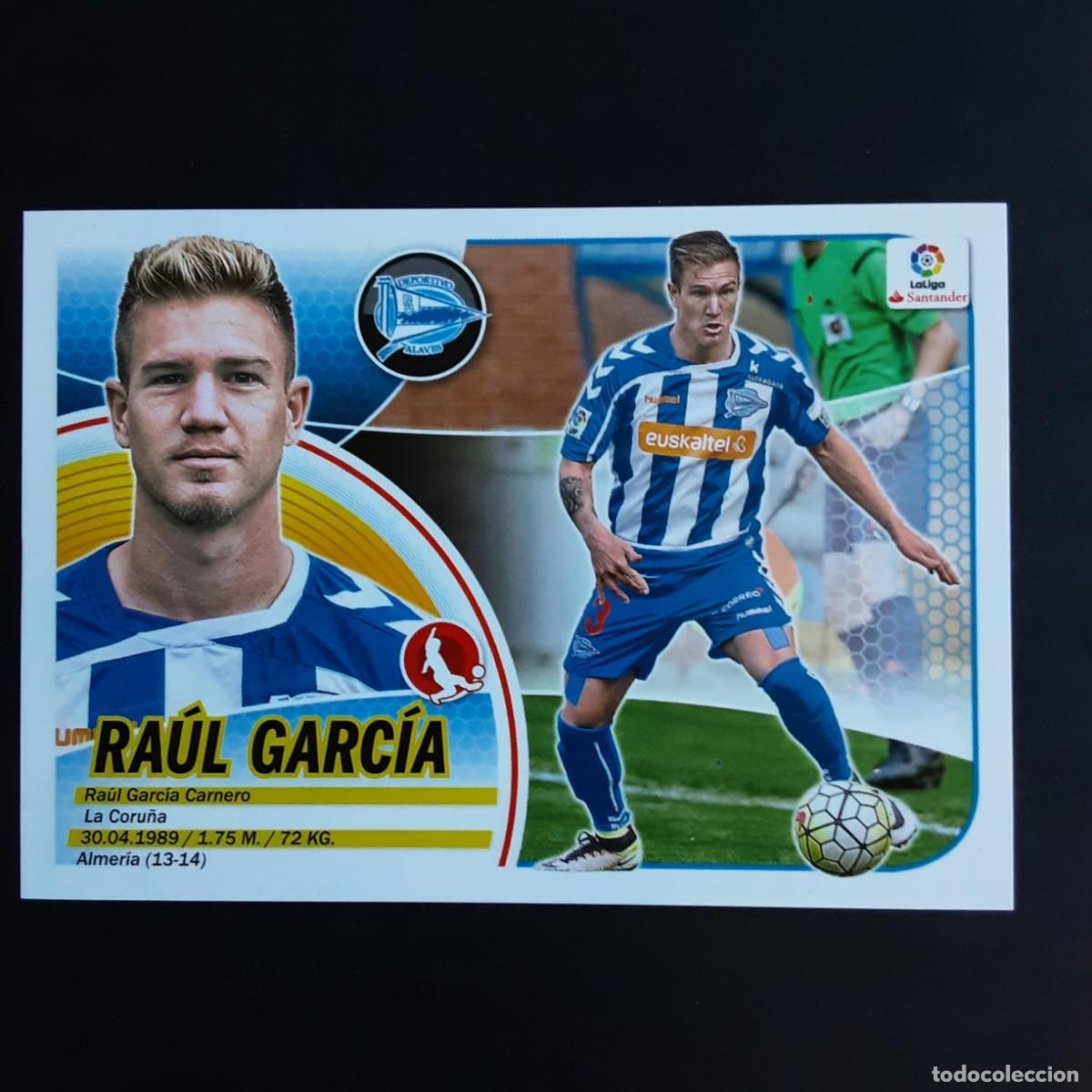 Cromos de f&uacute;tbol: CROMO LIGA 2016 2017 16 17 ESTE PANINI N&ordm;7 RAUL GARCIA-ALAVES LOGO SANTANDER NUNCA PEGADO
