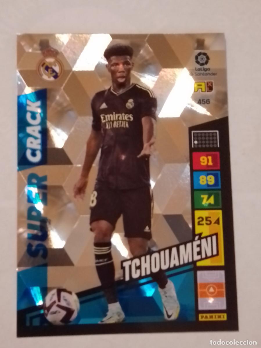 Cromos de F&uacute;tbol: 456 TCHOUAMENI SUPER CRACK REAL MADRID ADRENALYN 2022 2023 PANINI 22 23