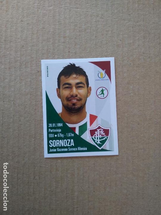 Cromos de Futebol: 183 SORNOZA FLUMINENSE CROMO FUTBOL BRASILEIRAO PANINI LIGA BRASIL BRASILEIRO 2018