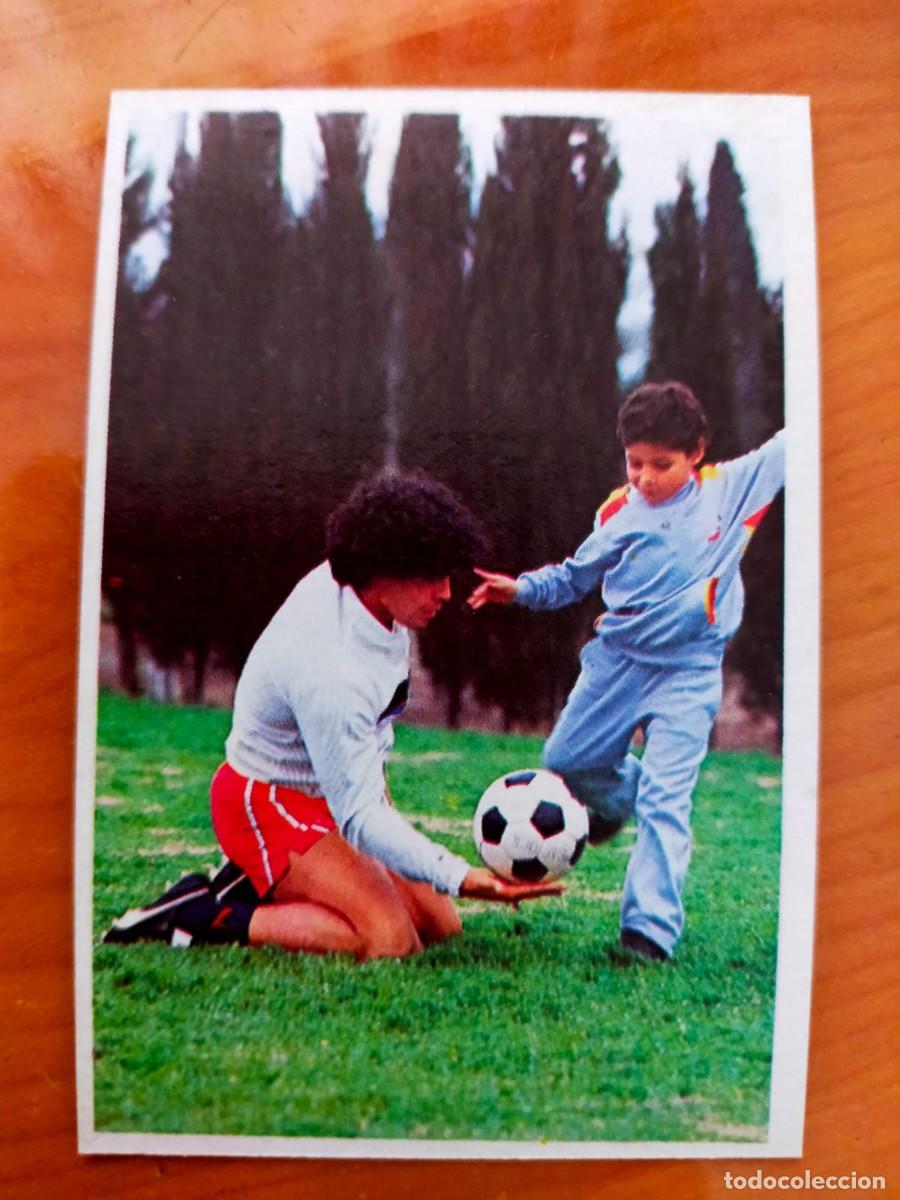Cromos de F&uacute;tbol: Maradona sus driblins sus goles. Cromo 89