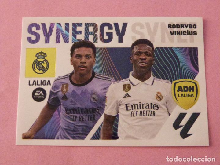 Cromos de F&uacute;tbol: CROMO F&Uacute;TBOL RODRYGO VINICIUS SYNERGY REAL MADRID C.F. SIN PEGAR N&ordm; 20 LIGA ESTE 2023-2024/23-24