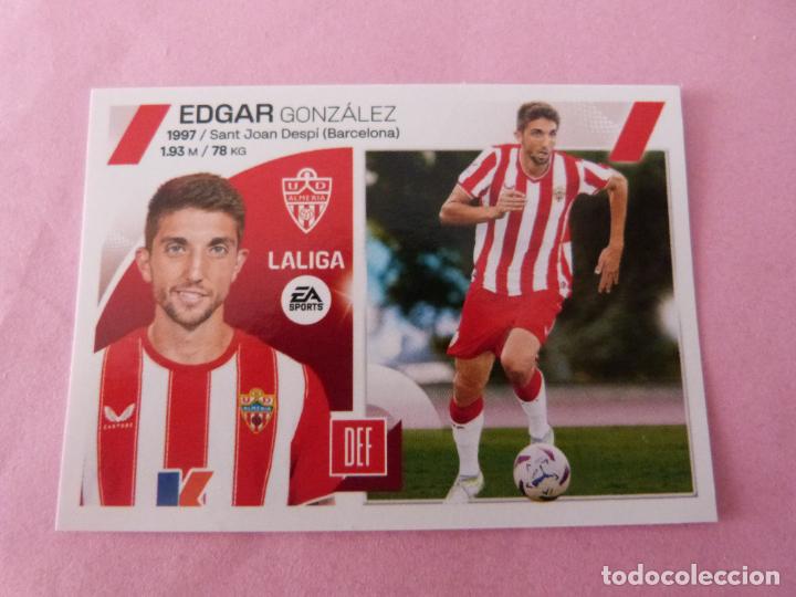 Cromos de F&uacute;tbol: CROMO F&Uacute;TBOL EDGAR DE LA U.D. ALMERIA SIN PEGAR FICHAJE N&ordm; 7 LIGA ESTE 2023-2024/23-24