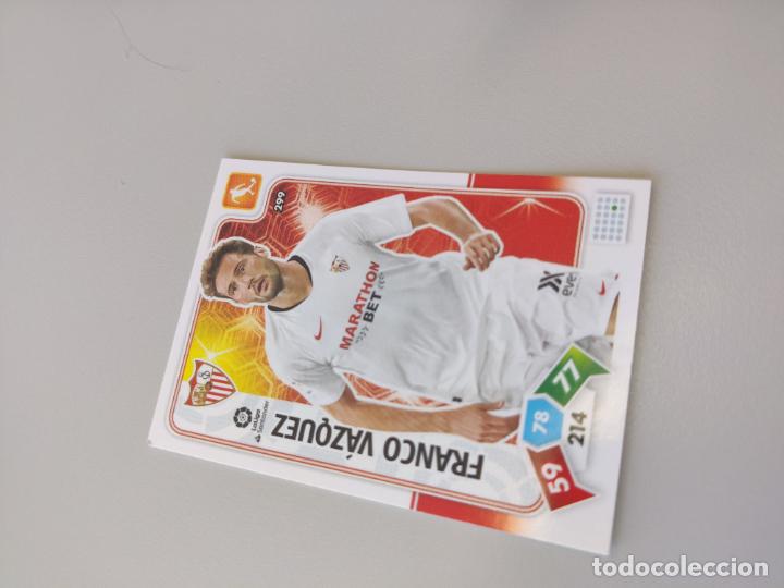 Fu&szlig;ball-Sticker: 299 vazquezo sevilla adrenalyn 2019 2020 19 20 trading card