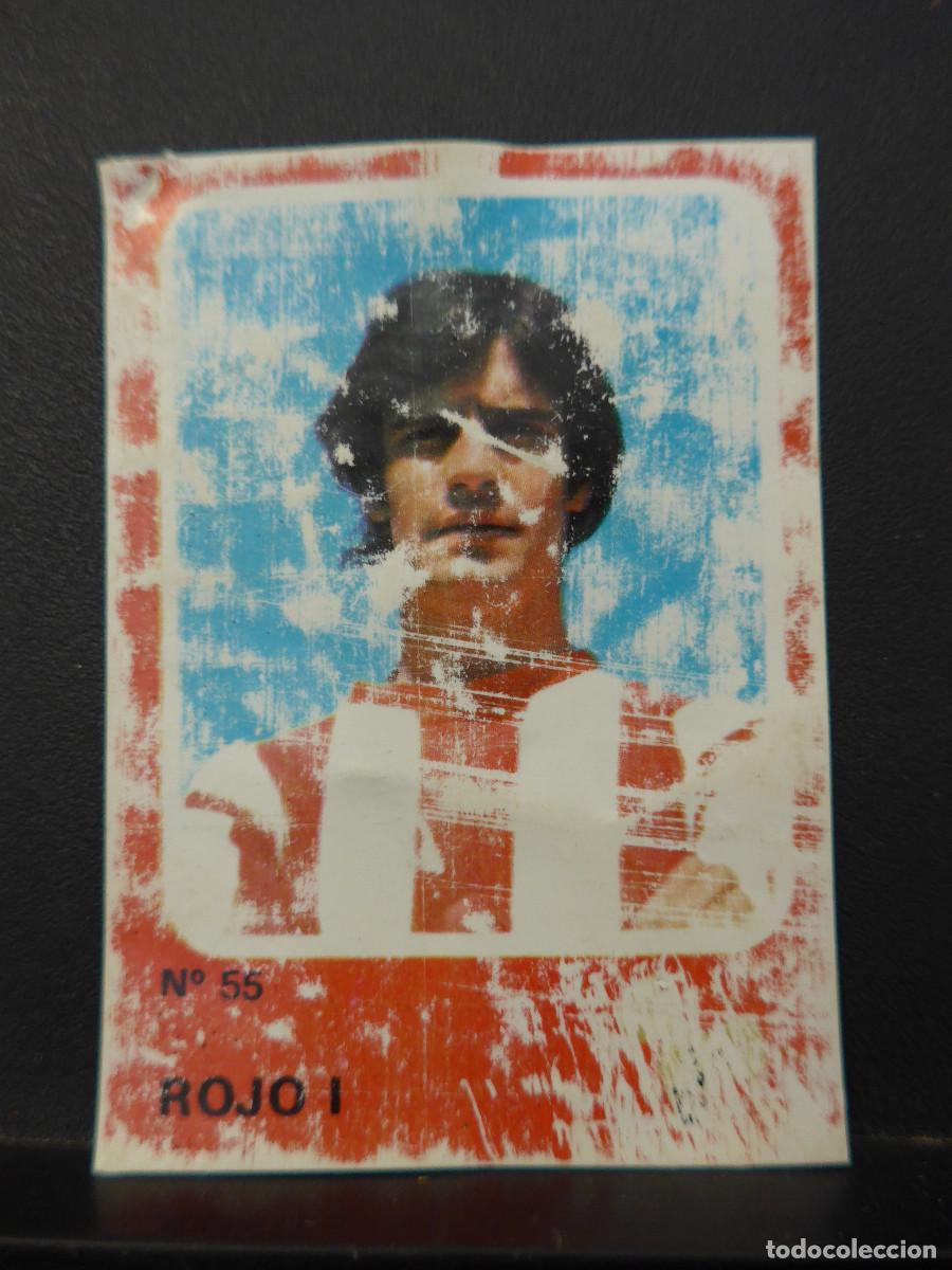 Cromos de F&uacute;tbol: CROMO DE CROPAN CRUYFF Y LOS COLOSOS DE ESTA LIGA N&ordm; 55 ROJO I