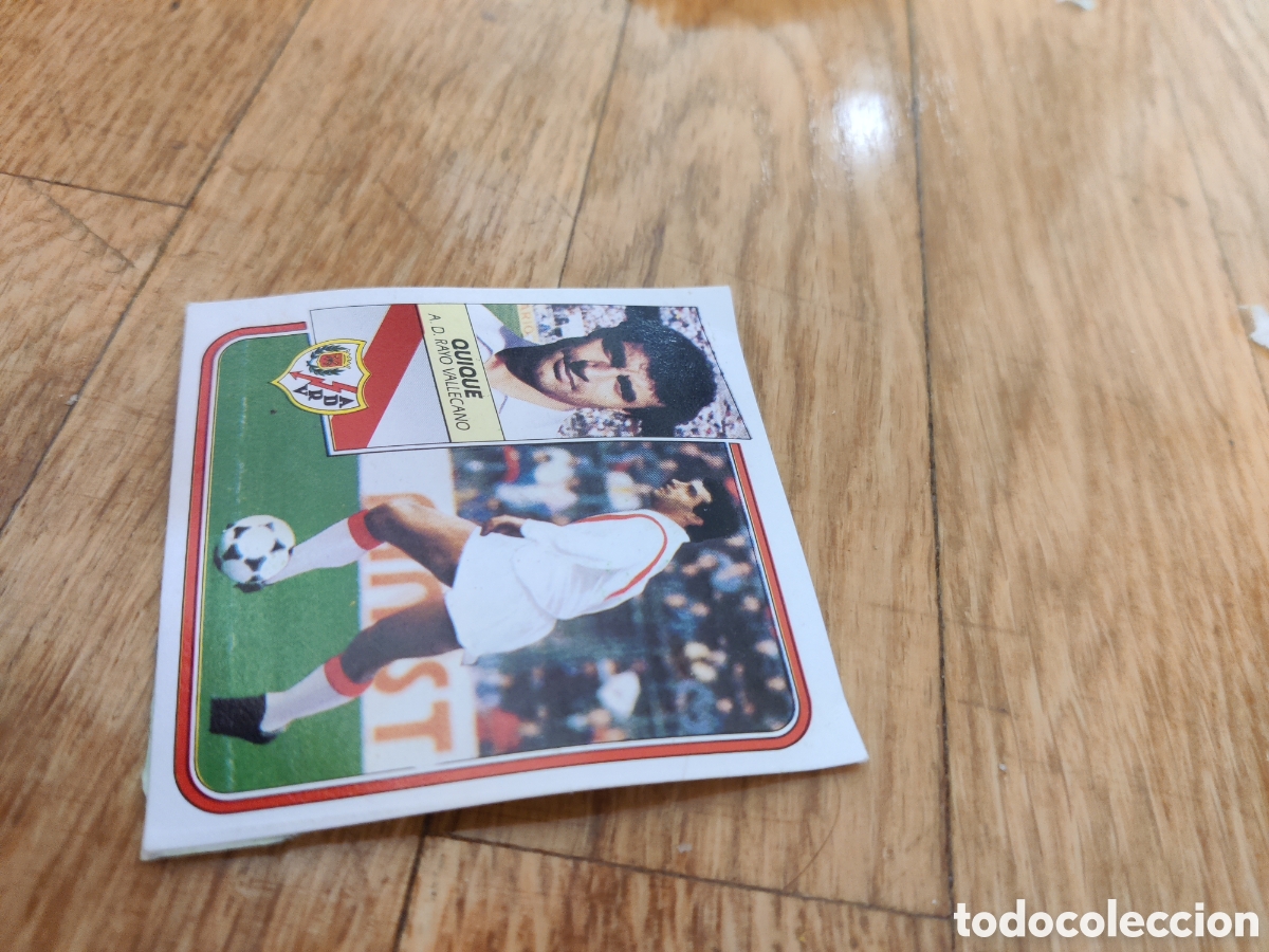 Cromos de F&uacute;tbol: Quique rayo vallecano fichaje 17 este 1989 1990 89 90