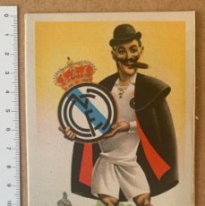 Cromos de Fútbol: REAL MADRID CIBELES FÚTBOL TARJETA POSTAL, AÑOS 50.