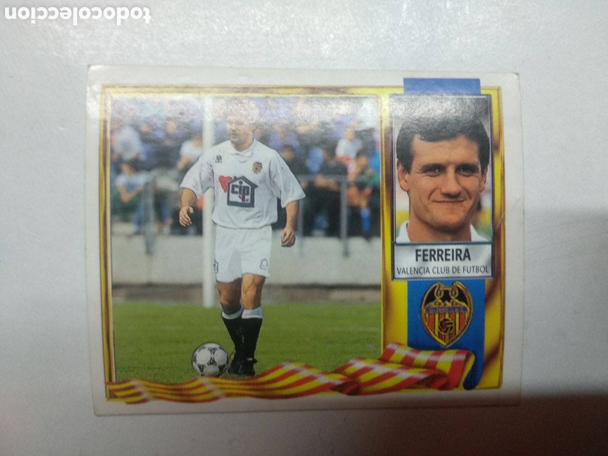 Figurine di Calcio: 95-96 ESTE CROMO NUEVO NUNCA PEGADO EN BUEN ESTADO FICHAJE N 32 FERREIRA