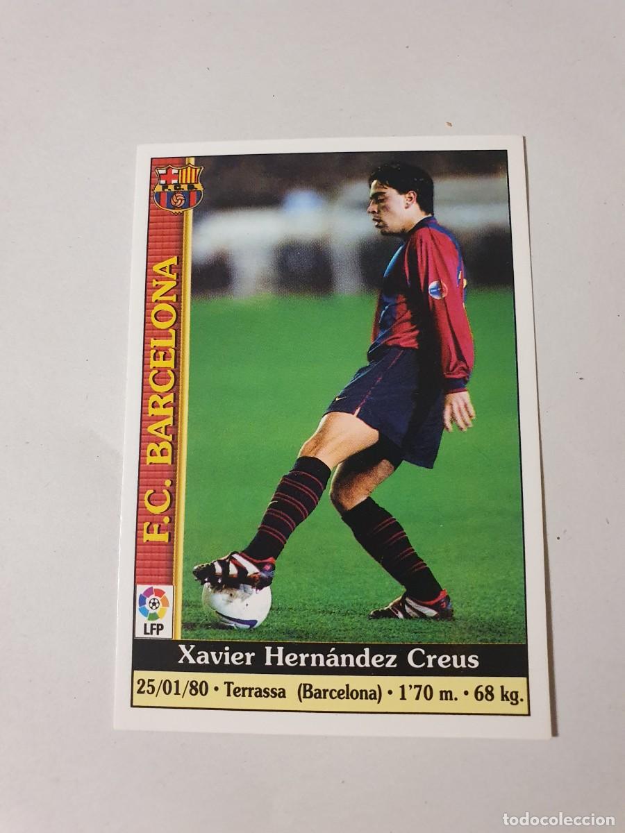 Cromos de Futebol: XAVI BARCELONA ROOKIE 2 A&Ntilde;O MUNDICROMO 18 , A&ntilde;o 99 00 1999 2000