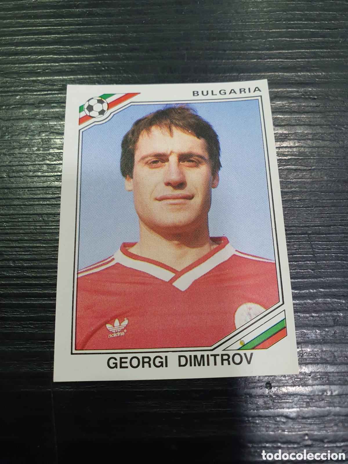 Cromos de F&uacute;tbol: Mexico 86. Cromo sin pegar. N&deg;58. (L8)