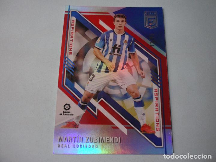 Cromos de f&uacute;tbol: Cromo 146 ZUBIMENDI Card PARALELA ROJO 13/96. DONRUSS ELITE LA LIGA SOCCER 2021 2022 Panini