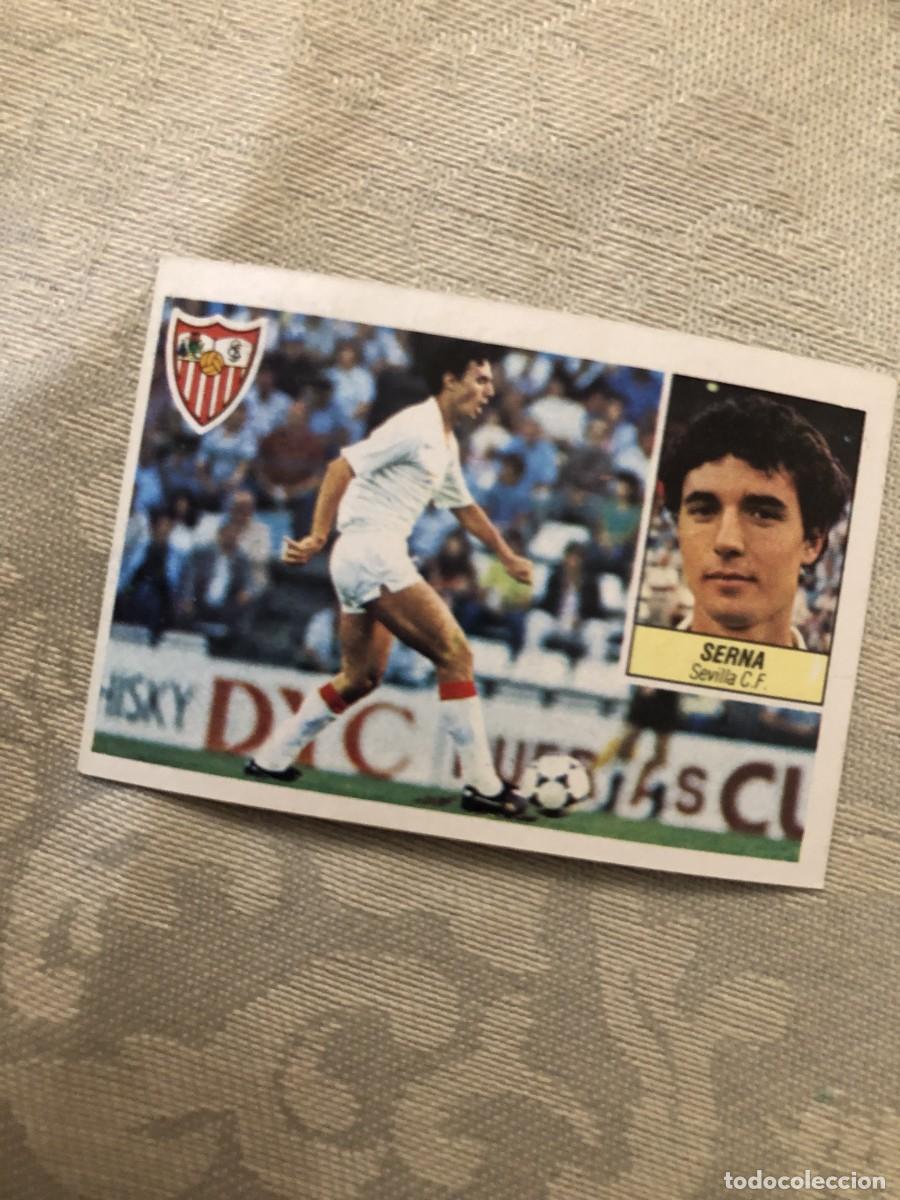 Cromos de f&uacute;tbol: SERNA SEVILLA EDICIONES ESTE 84-85 - Foto 1