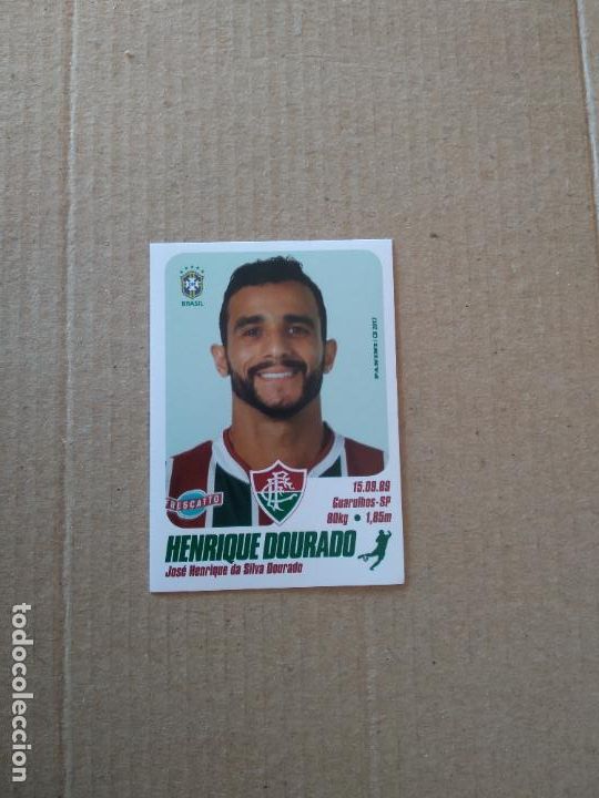 Cromos de Futebol: 217 HENRIQUE DOURADO FLUMINENSE CROMO FUTBOL PANINI BRASILEIRAO LIGA BRASIL BRASILEIRO 2017
