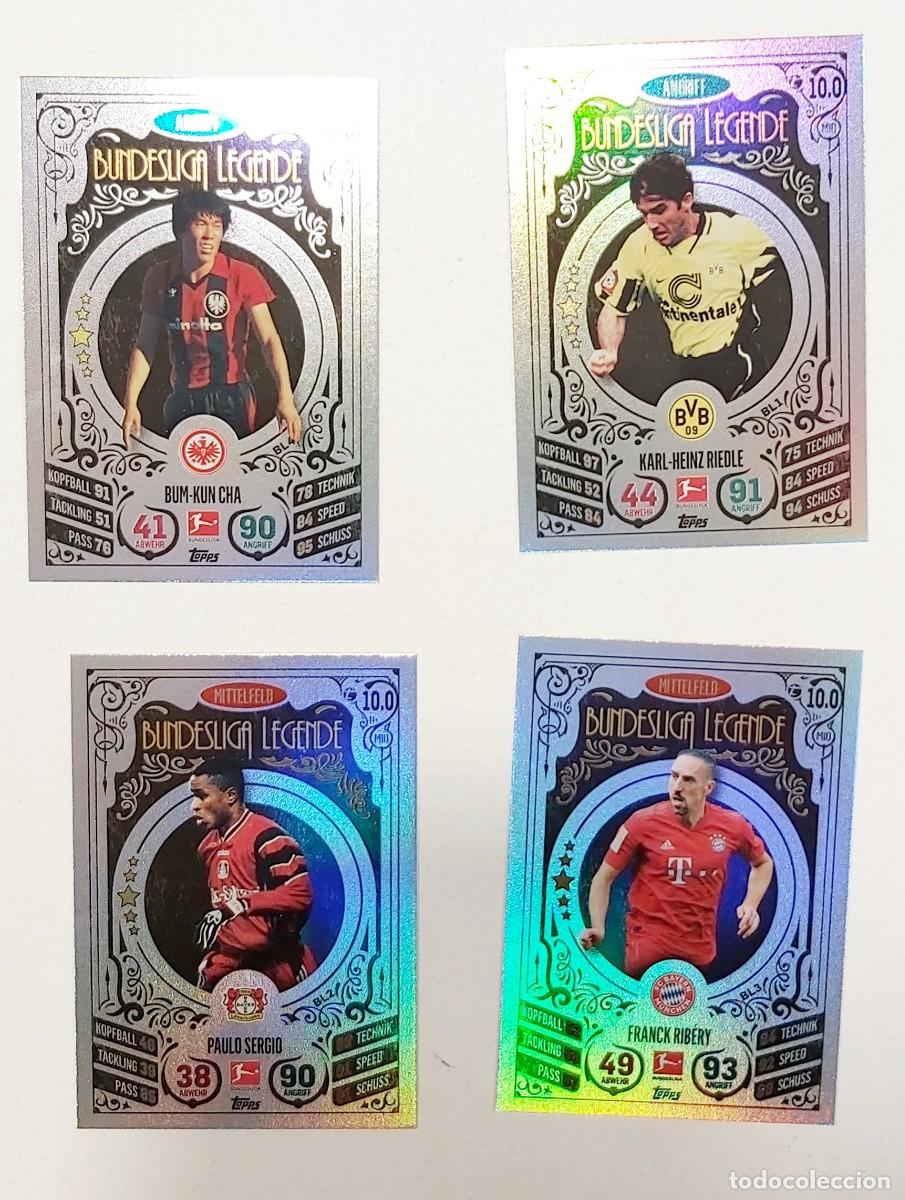 Lote 4 cromos Bundesliga Legende Match Attax 20-21