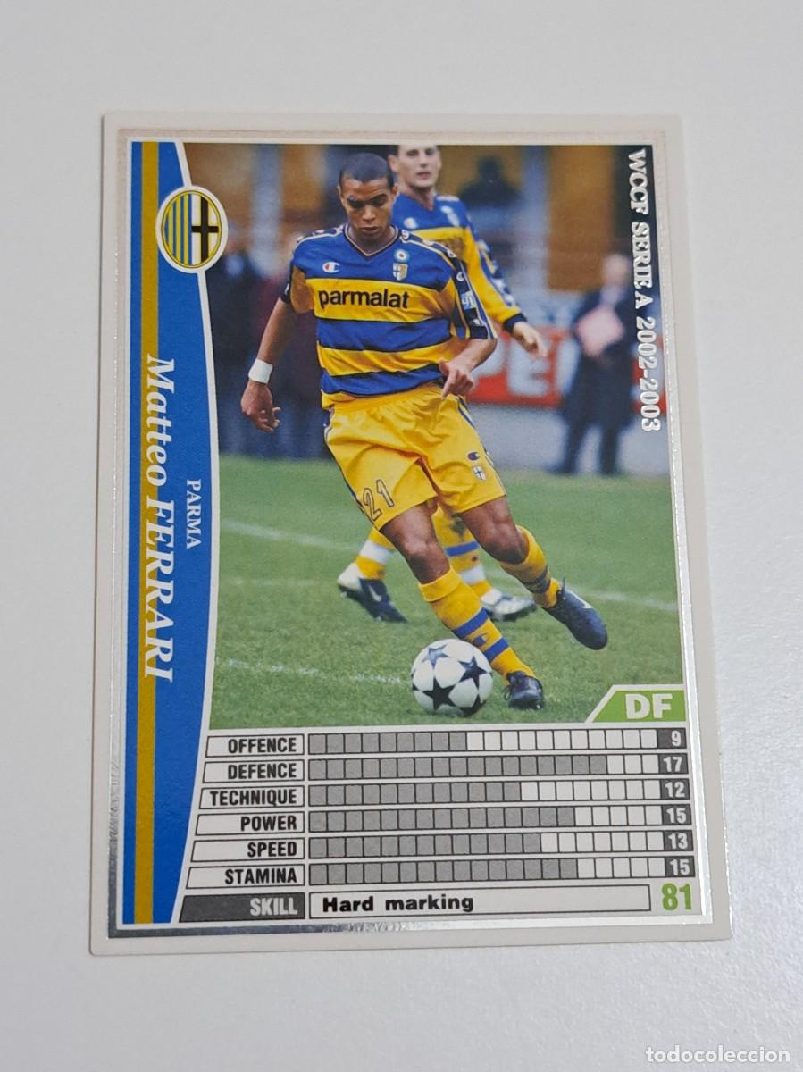 Cromos de f&uacute;tbol: CROMO CARD WCCF LIGA 2002-03 PANINI DE JAP&Oacute;N PARMA FERRARI N&ordm;- 180