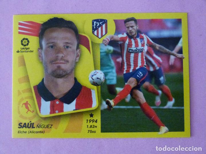 Cromos de f&uacute;tbol: CROMO DE FUTBOL SAUL DEL ATLETICO DE MADRID SIN PEGAR N&ordm; 14 LIGA ESTE 2021-2022/21-22 PANINI