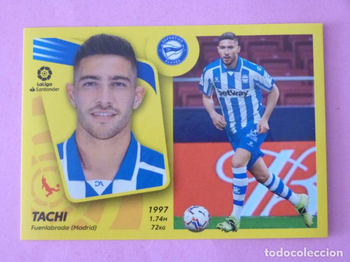 Cromos de f&uacute;tbol: CROMO DE FUTBOL TACHI DEL DEPORTIVO ALAVES SIN PEGAR N&ordm; 10 B LIGA ESTE 2021-2022/21-22 PANINI