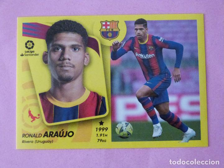 Cromos de f&uacute;tbol: CROMO DE FUTBOL ARAUJO DEL F.C. BARCELONA SIN PEGAR N&ordm; 9 LIGA ESTE 2021-2022/21-22 PANINI